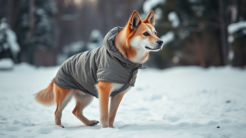 dog winter coat restricting hind leg movement in arthritic dogs