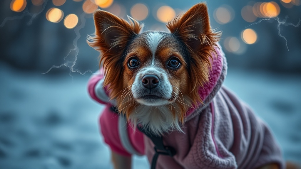 hidden static electricity shocks from cheap fleece dog coats