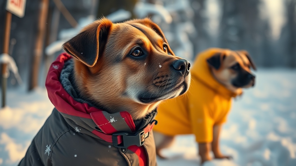velcro failing on large dog winter jackets in snow
