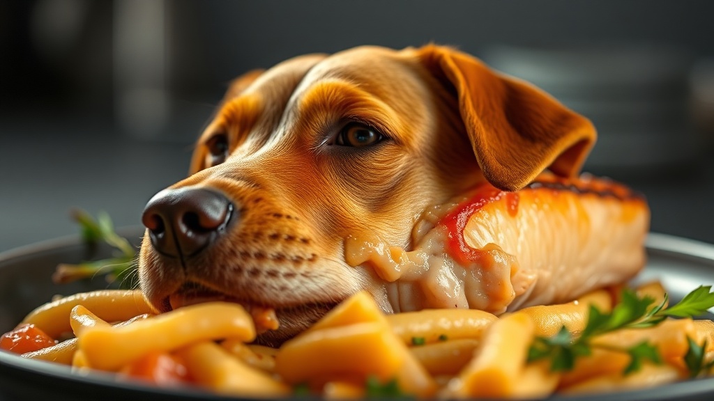 hidden chicken fat in salmon dog food causing severe allergies