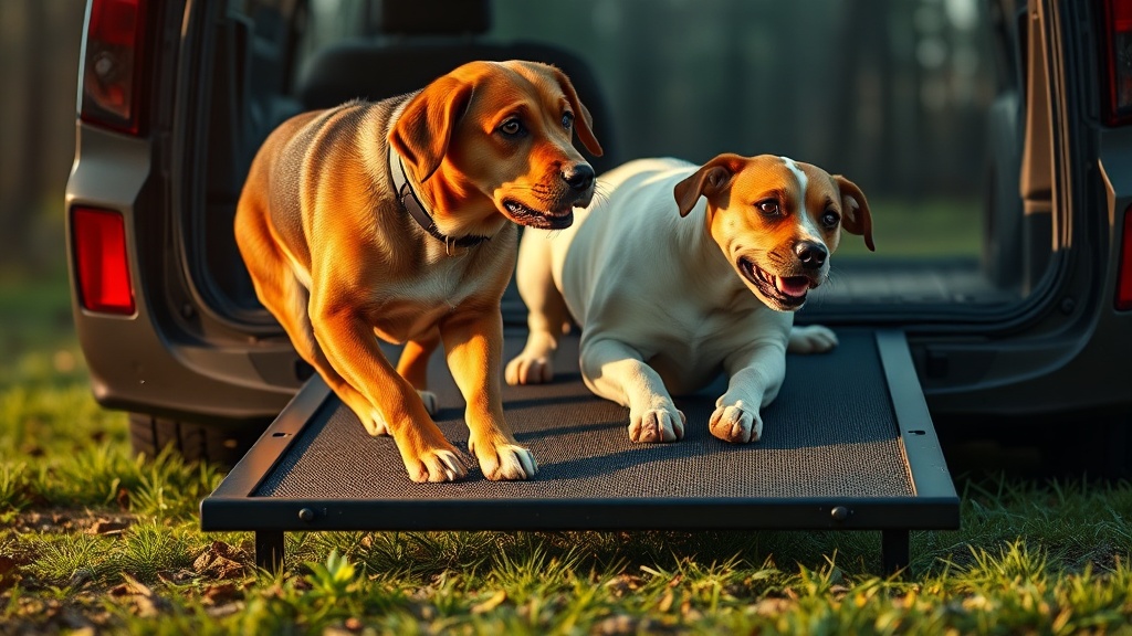 folding dog ramp hinges breaking under 100lb dogs