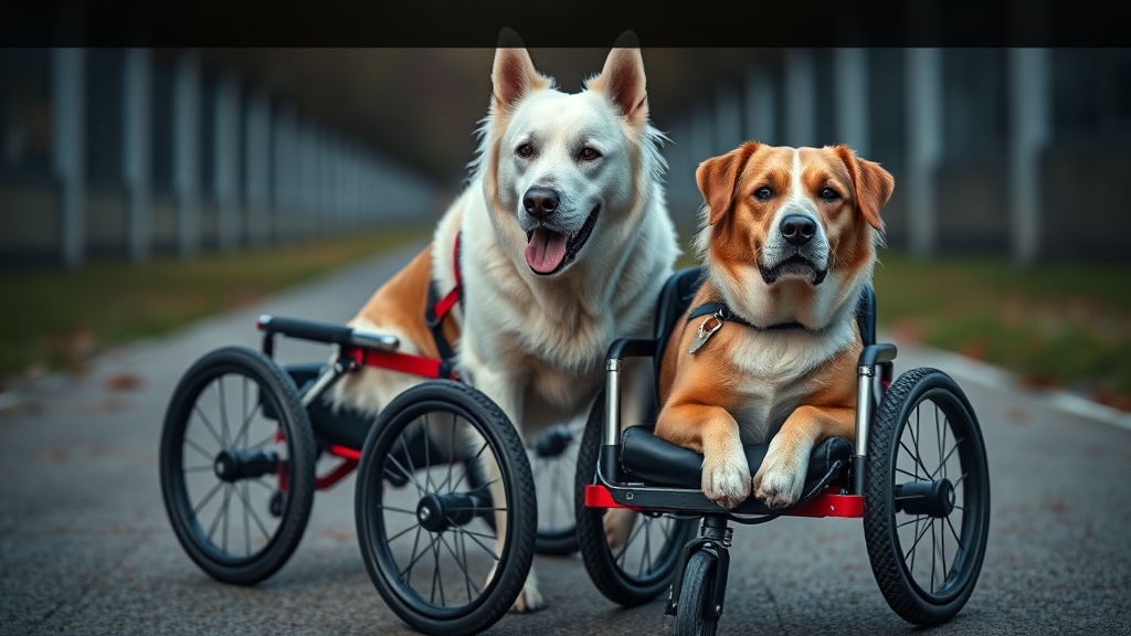 Wheelchairs for Senior Large Dogs with Degenerative Myelopathy